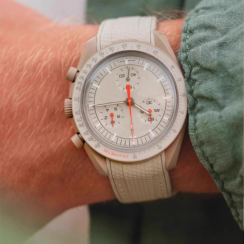 Omega Watch Speedmaster - TPU Rubber Strap for Omega X