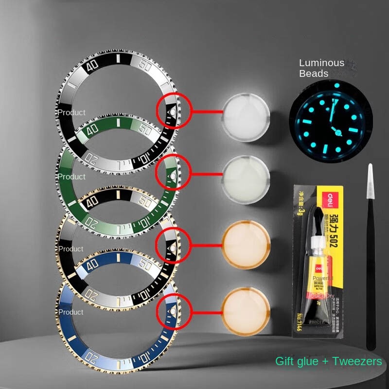 Rolex Watch Submariner - Green/Blue Luminous Bead for Rolex Submariner