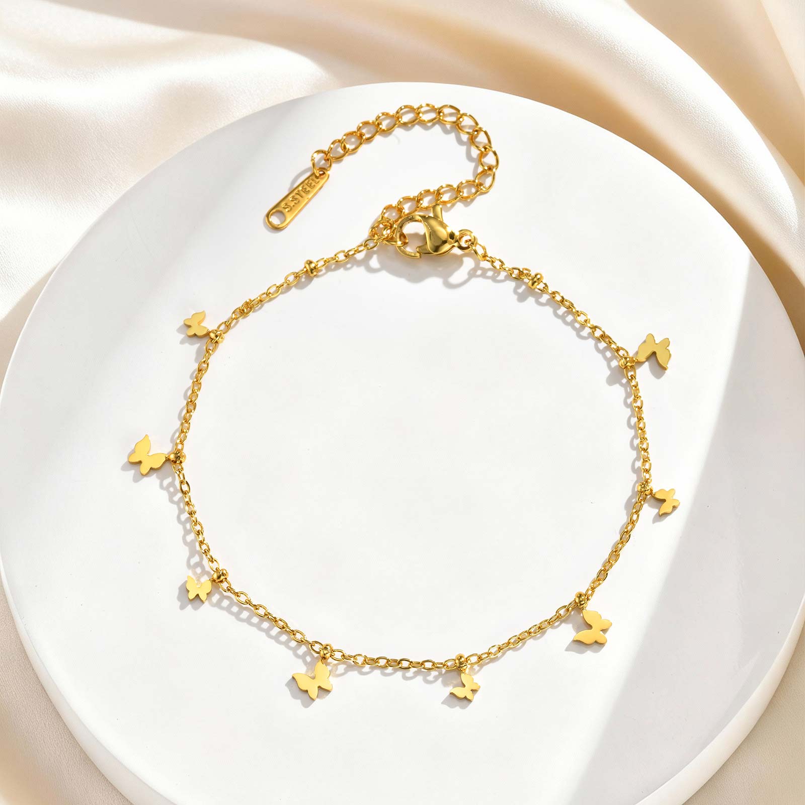 Exquisite Butterfly Chain Brac - đánh giá và giá Butterfly Clasp Deployant