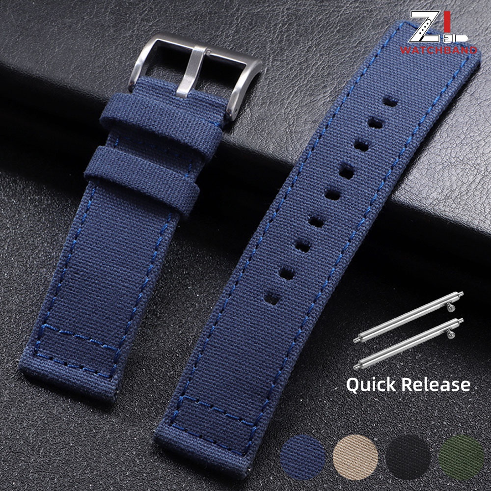 Nylon Watch Strap 20mm 22mm fo - đánh giá và giá Canvas Strap Watch