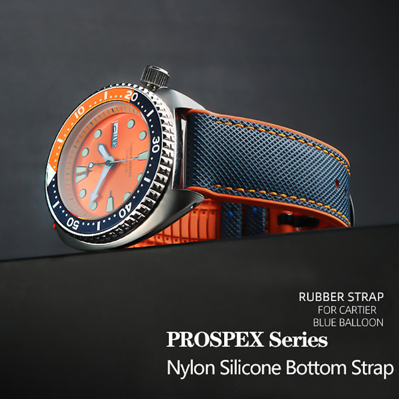 20Mm 22Mm Nylon Dẻo Silicone D - đánh giá và giá Seiko Watch Prospex
