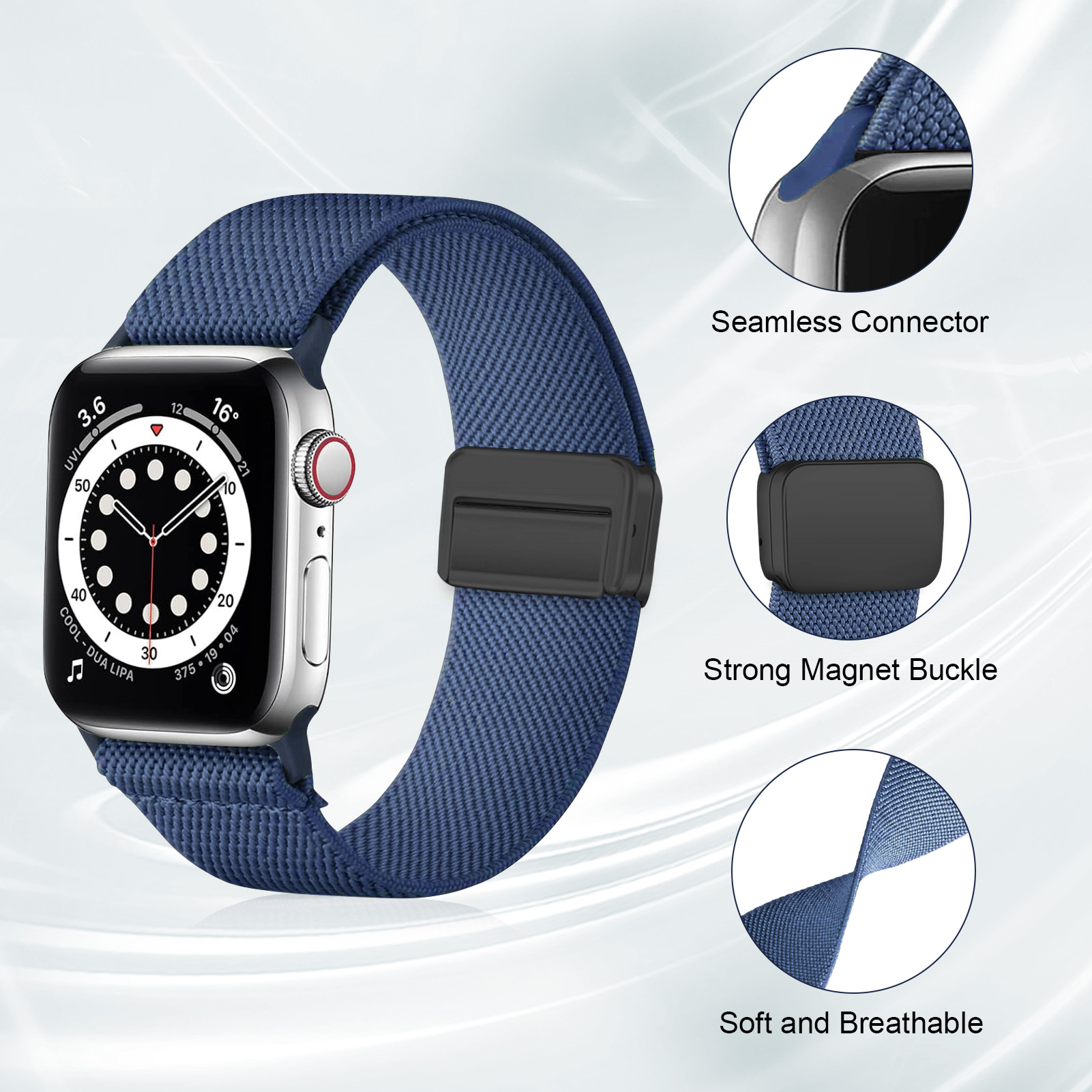 Magnetic Strap For Apple Watch - đánh giá và giá Milanese Loop Magnetic