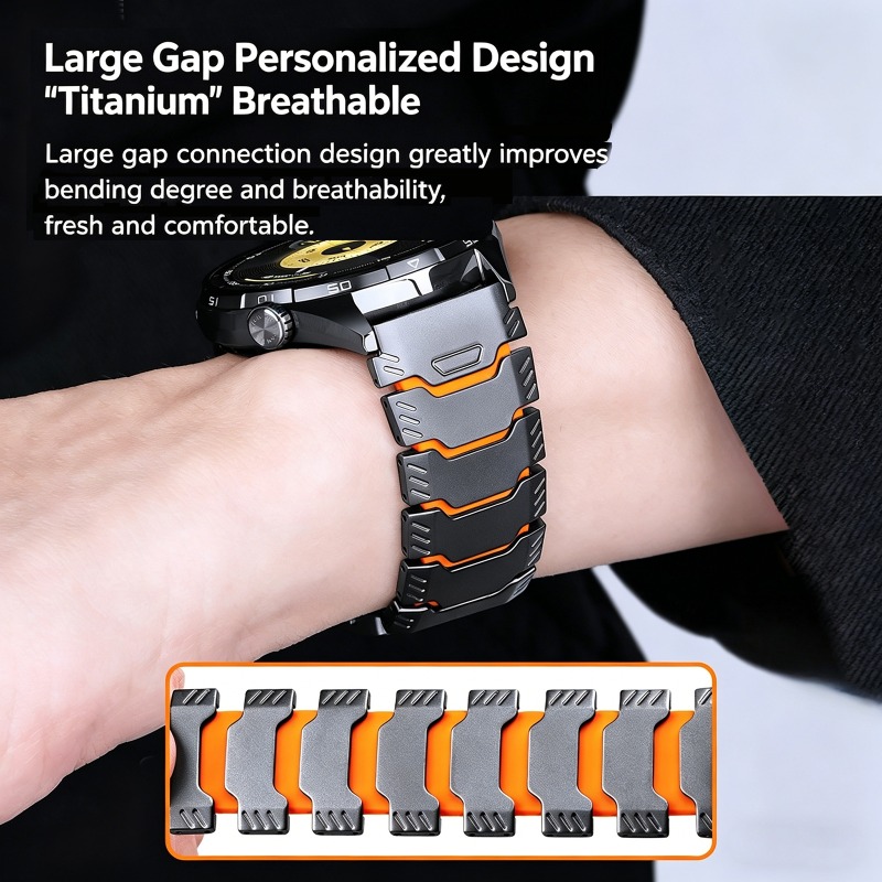 22mm Titanium Rubber Strap for - đánh giá và giá Silicone Watch Band 22Mm