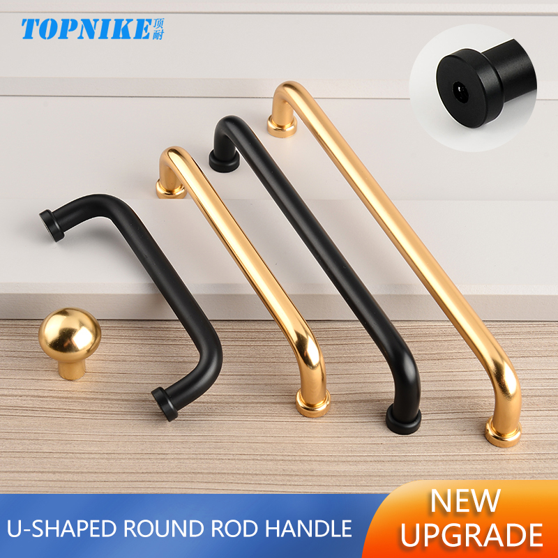 Modern Black Cabinet Handles f - đánh giá và giá Curved Spring Bar