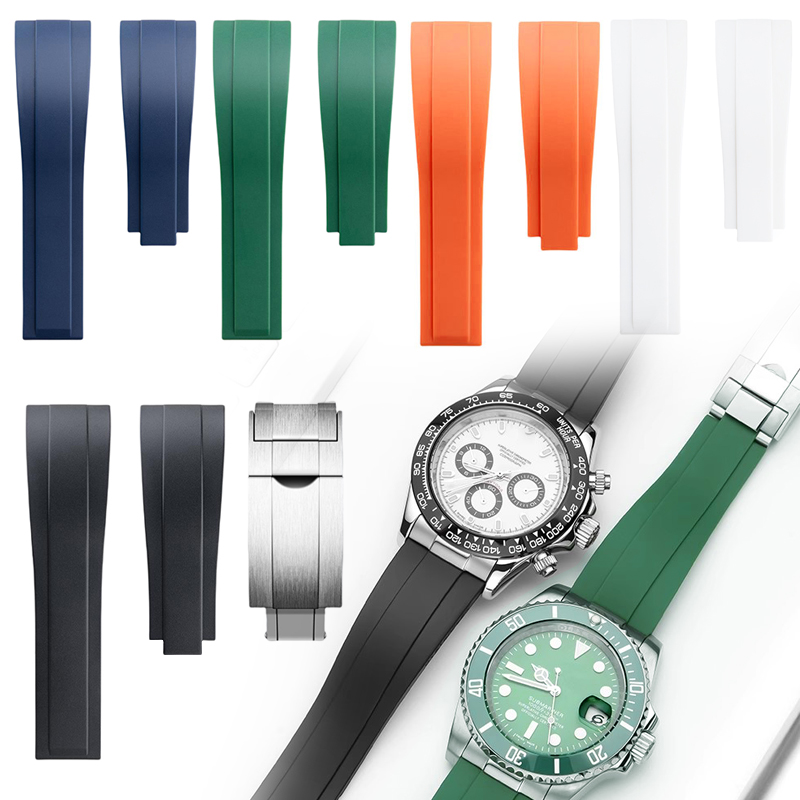 20mm 21mm 22mm Silicone Rubber - đánh giá và giá Rolex Watch Daytona
