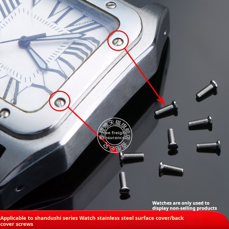 Solid Stainless steel Screw Fo - đánh giá và giá Cartier Watch Tank