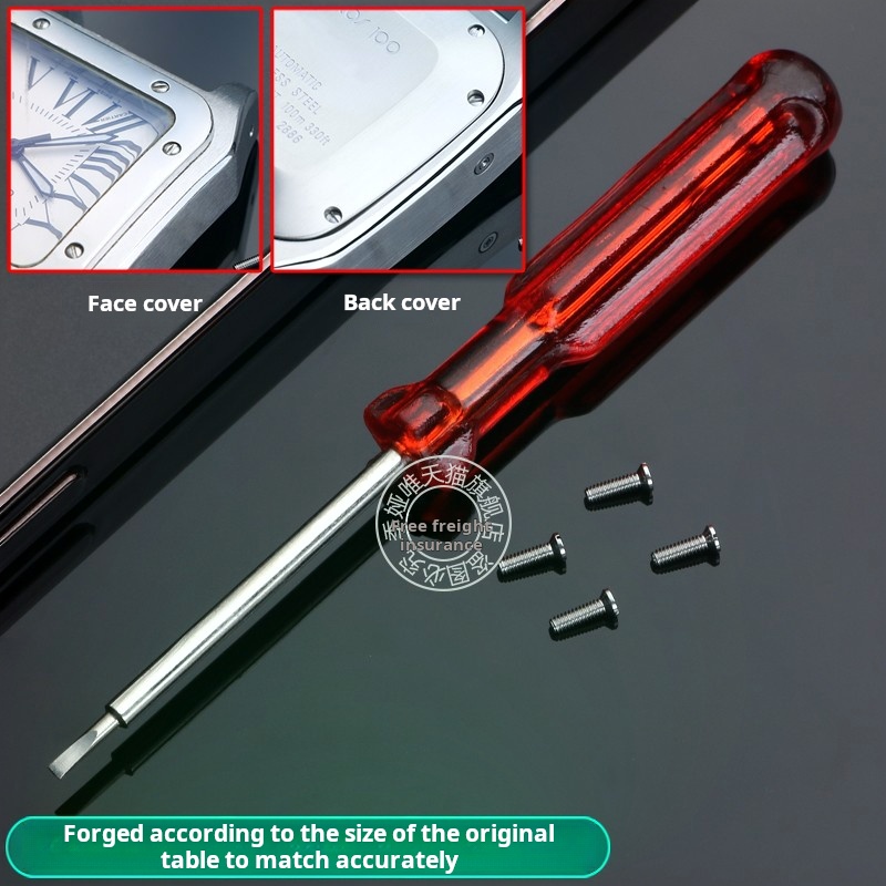 Solid Stainless steel Screw Fo - đánh giá và giá Cartier Watch Tank