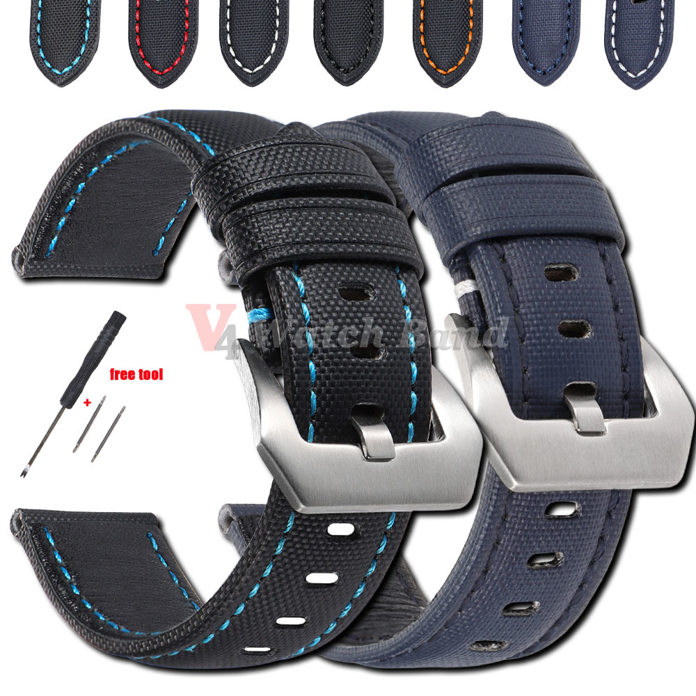 Sailcloth Nylon Watch Strap 20 - đánh giá và giá Canvas Strap Watch