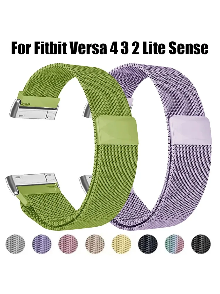 Metal Strap For Fitbit Versa 4 - đánh giá và giá Milanese Loop Magnetic