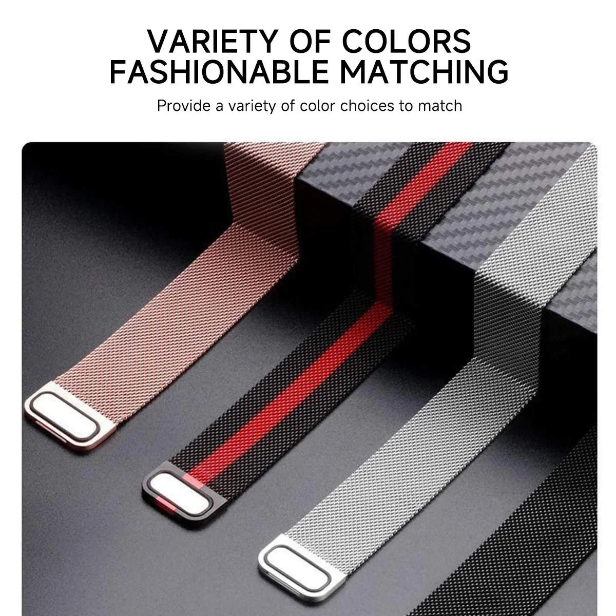 Metal Strap For Fitbit Versa 4 - đánh giá và giá Milanese Loop Magnetic