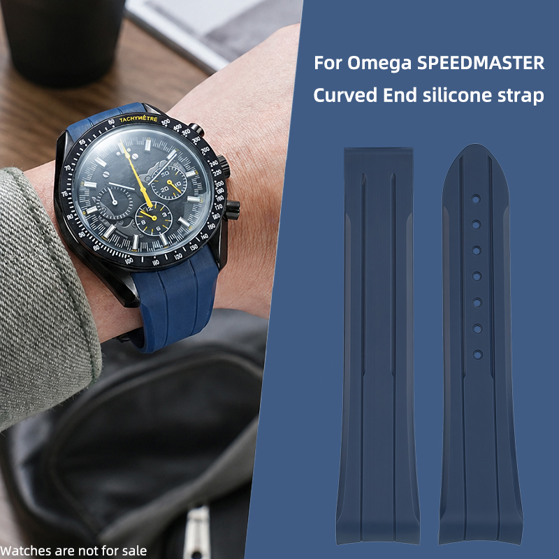 Curved End Silicone Rubber Wat - đánh giá và giá Omega Watch Speedmaster