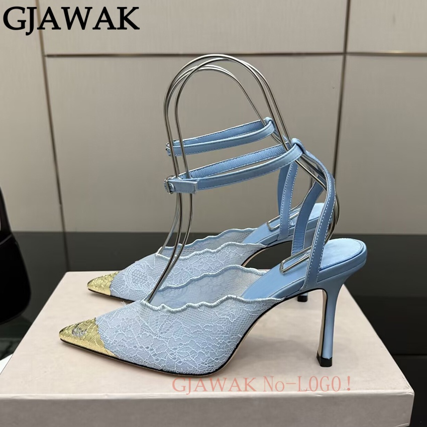 Thin High Heels Shoes Women Po - đánh giá và giá Mesh Strap Metal