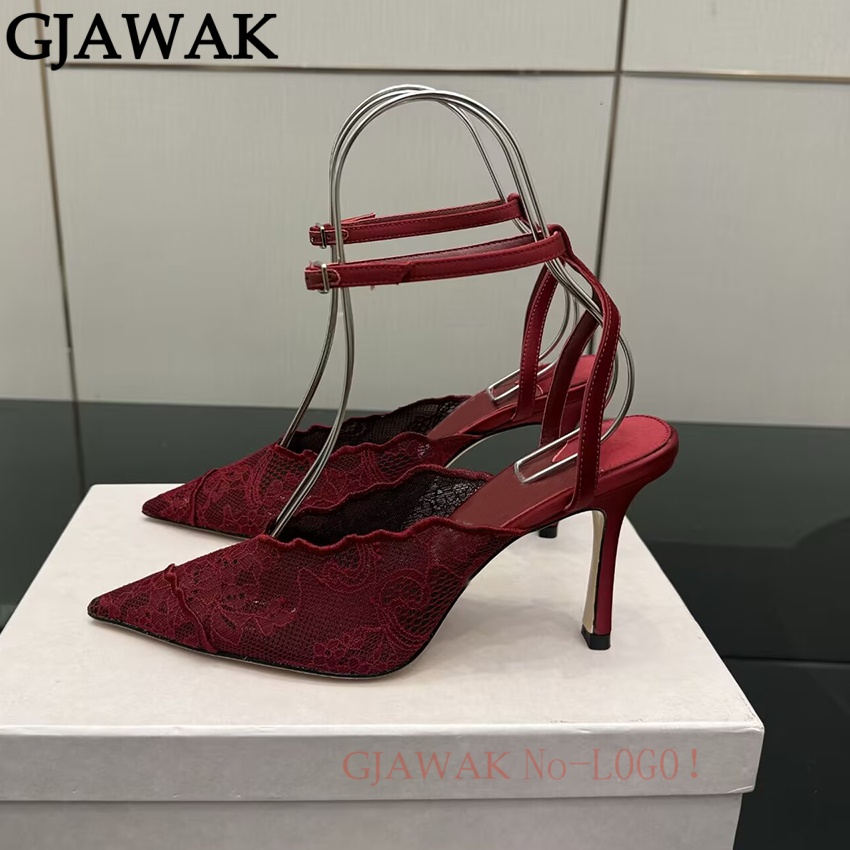 Thin High Heels Shoes Women Po - đánh giá và giá Mesh Strap Metal