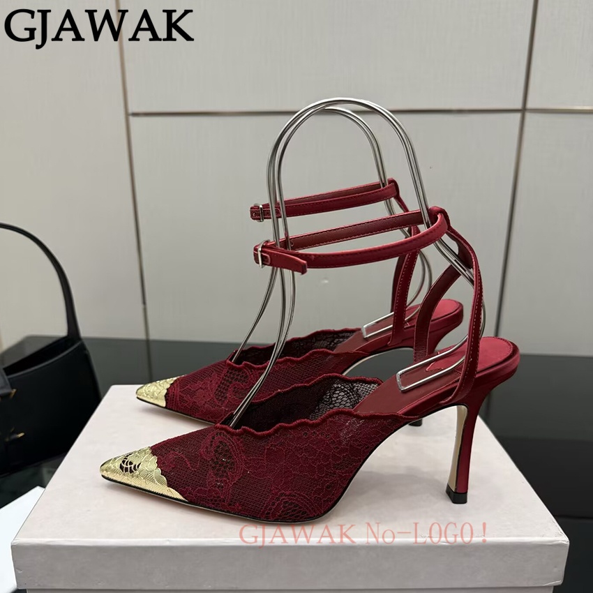 Thin High Heels Shoes Women Po - đánh giá và giá Mesh Strap Metal