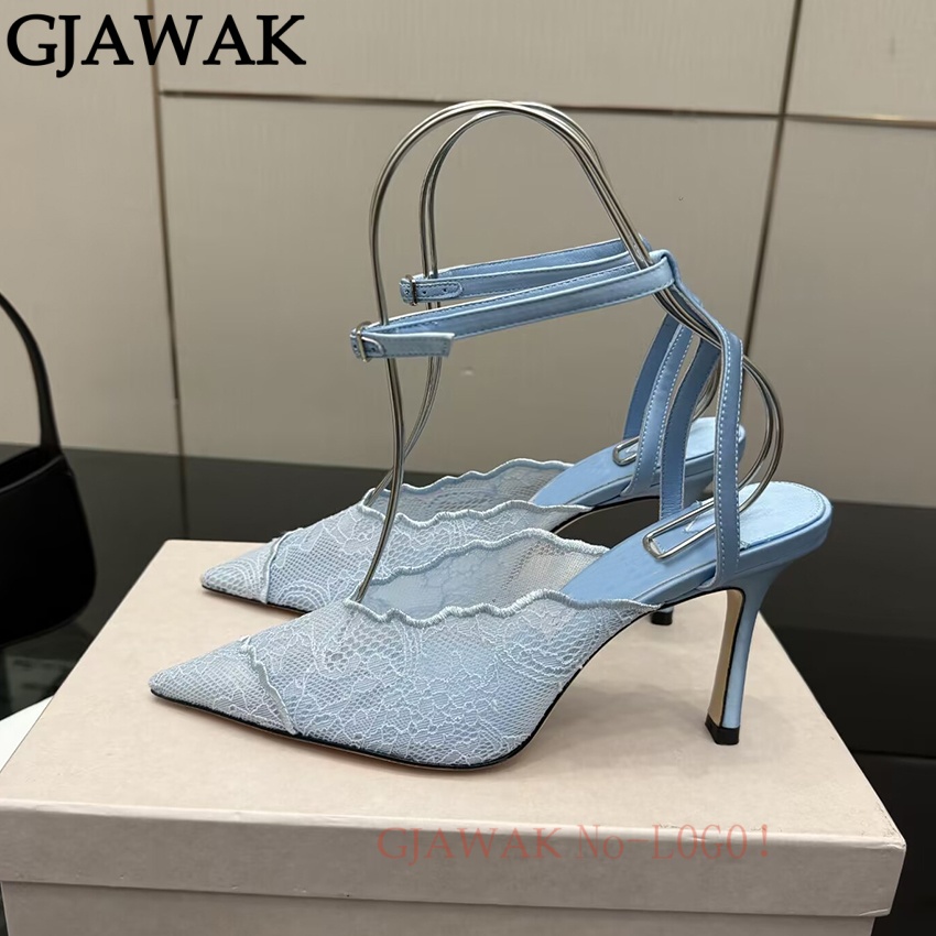 Thin High Heels Shoes Women Po - đánh giá và giá Mesh Strap Metal